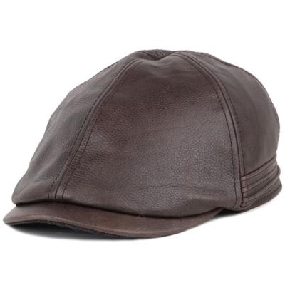 Casquette Stetson cuir Duck cap cowhide color 61